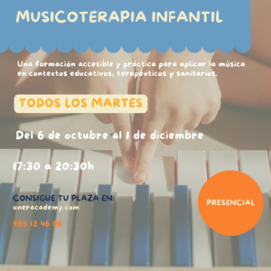 FORMACIÓN – «MUSICOTERAPIA EN LA ENSEÑANZA INFANTIL»